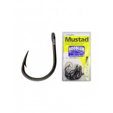 Одинарные крючки MUSTAD Hoodlum 1/0 уп.12шт.
