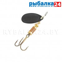 Вращающаяся блесна Mepps Aglia №0, 2,33 гр (Black)