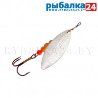 Вращающаяся блесна Mepps Aglia Long №4, 17 гр (Silver)