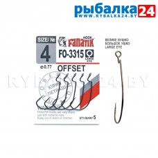 Офсетные крючки Fanatik FO-3315 №4 (32 мм) упак./5шт