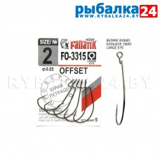 Офсетные крючки Fanatik FO-3315 №2 (36 мм) упак./5шт