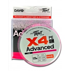 Плетеный шнур DAYO ADVANCED TROUT 0.08мм. 125м. 