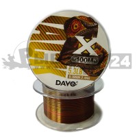 Монофильная леска DAYO JACK 100м, 0.18 мм, 2.40 кг, 3D коричневая