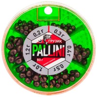 Набор грузов Pallini 0.2-1.2 гр, коробка 80 гр