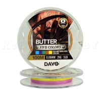 Плетеный шнур DAYO FLY BETTER X8 100м, 0.06 мм, 2 кг, мультиколор Плетеный шнур DAYO FLY BETTER X8 100м, 0.06 мм, 2 кг, мультиколор